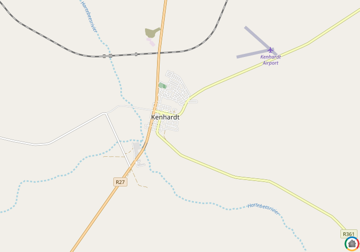 Map location of Kenhardt